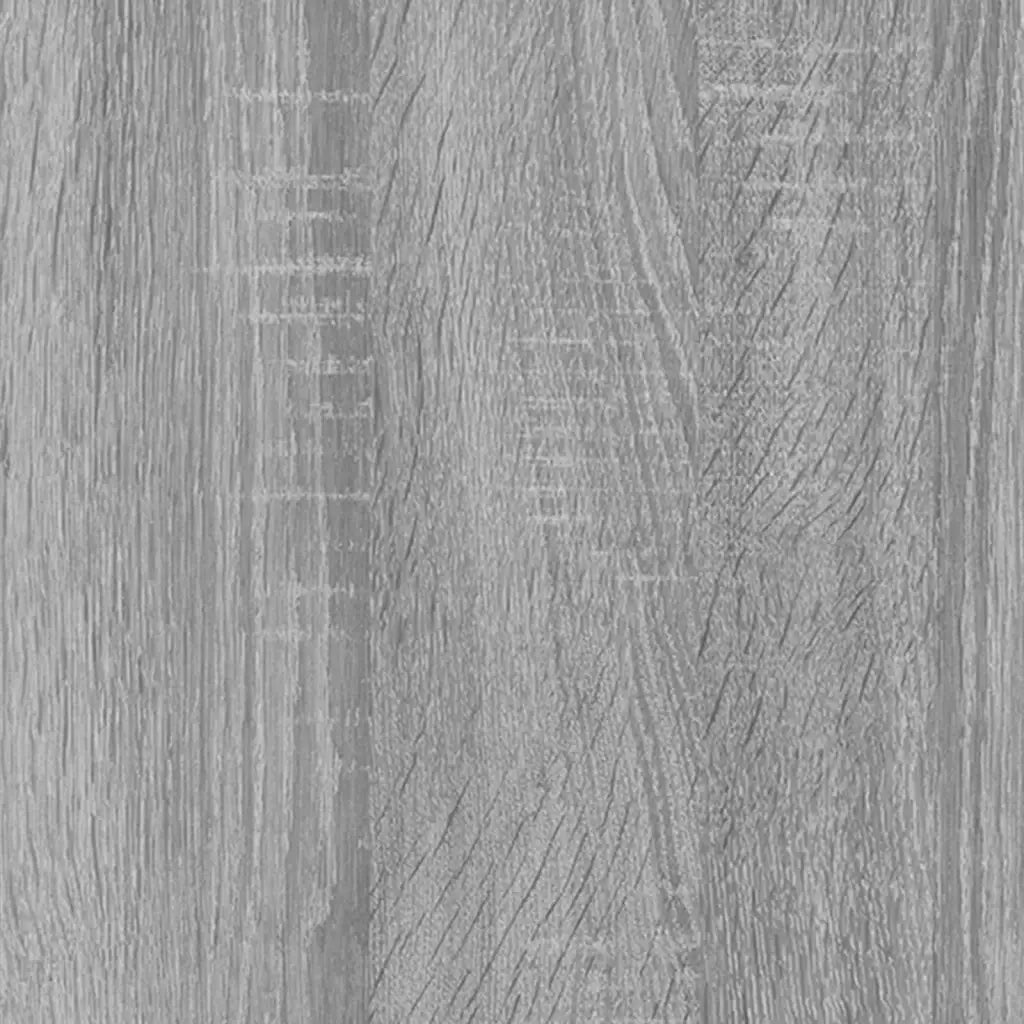 Libreria grigio sonoma 60x33x70,5cm Legno Multistrato e Acciaio 819325