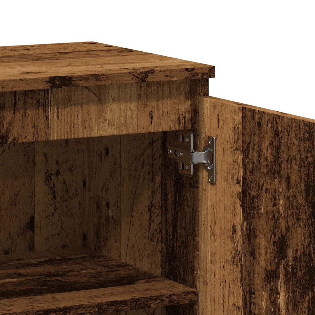 Credenza Legno Vecchio 60x35x70 cm in Legno Multistrato 856476
