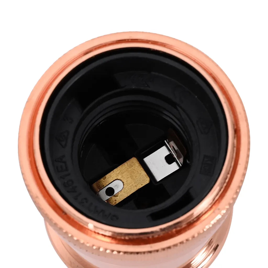 Portalampada 2 pz Oro Rosa E27