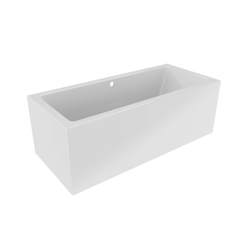 RIHO RETHINK CUBIC Plug&Play Back2Wall Vasca da bagno 180x90 cm