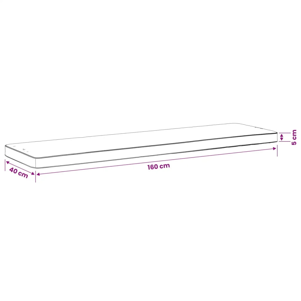 Cuscini per Panchina a 2 Pezzi VUGHT 2 pz 100% Poliestere 951413