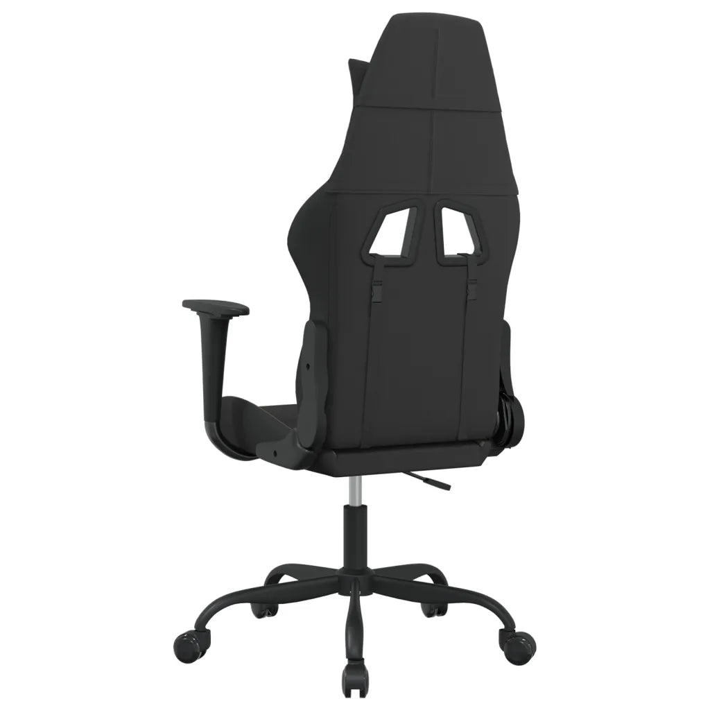 Sedia da Gaming Nero e Tortora in Tessuto 345471