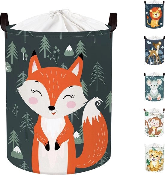 Cassettiera per bambini con animali 45L, 36 x 45 cm