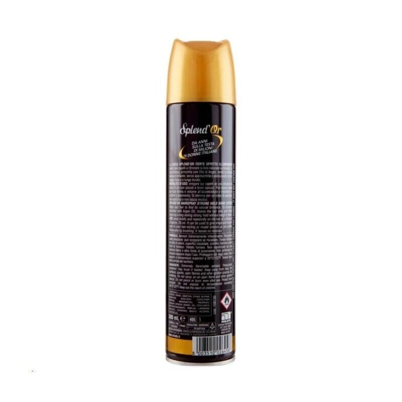 SPLEND'OR LACCA CON OLIO DI ARGAN TENUTA FORTE 300 ML