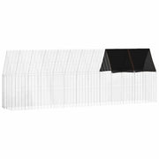 Gabbia per polli 2 pz Argento 600 x 100 x 210 cm CFW7593376