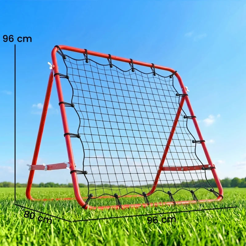 Rebounder per Calcio 84x84 cm ¨C Minimal ¨C Rosso