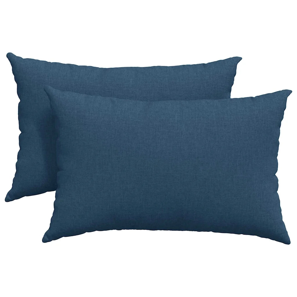 Cuscini da Divano 2 pcs Blu 60 x 40 cm Tessuto 42013661