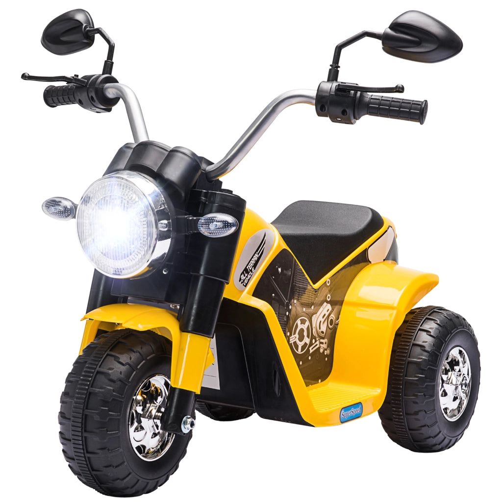 Triciclo elettrico per bambini ¨C Minimal ¨C Giallo e nero