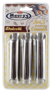 MAURY'S DOLCETTI SET 3 FORME PER CANNOLI