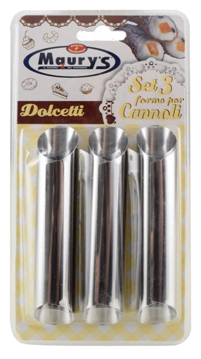 MAURY'S DOLCETTI SET 3 FORME PER CANNOLI