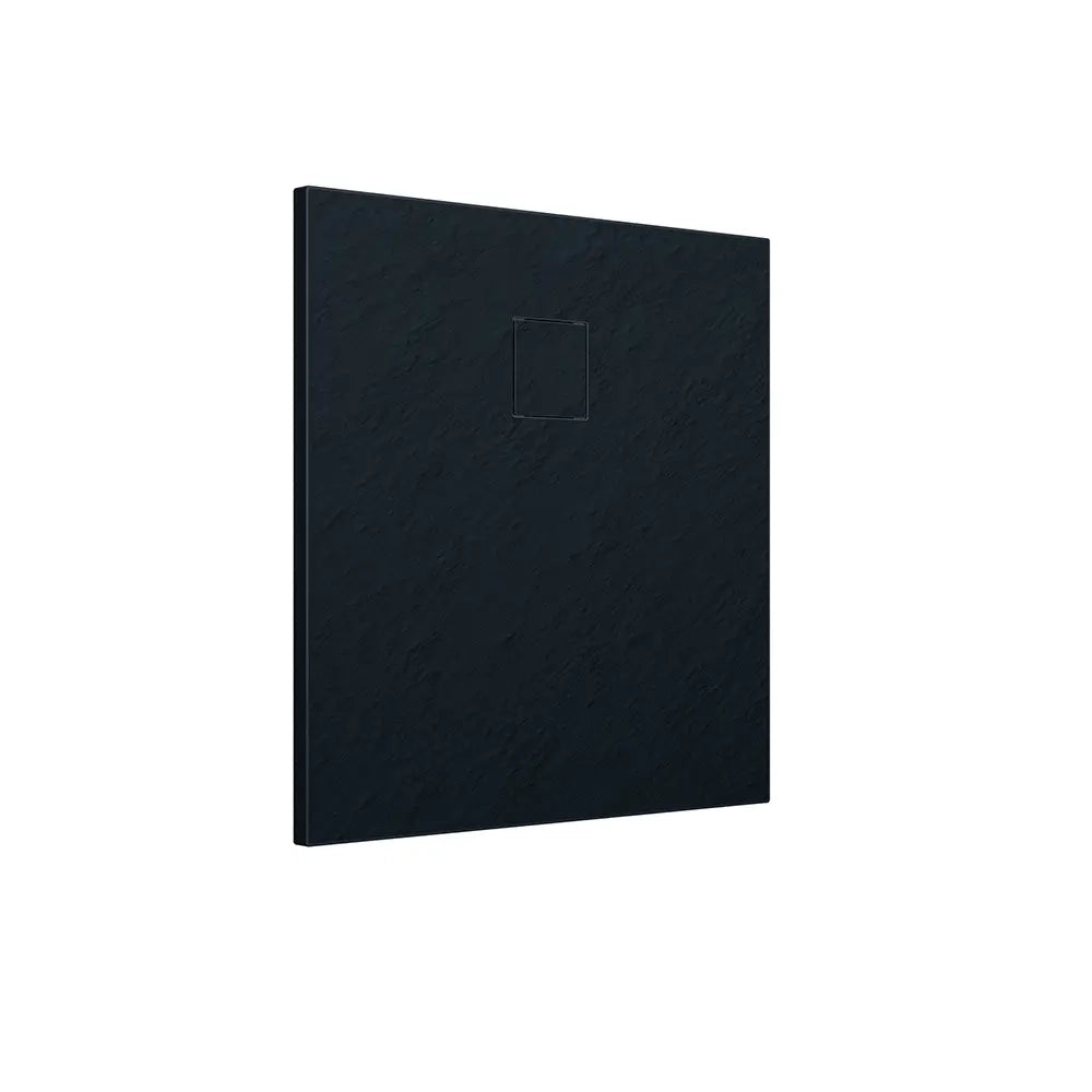 Piatto doccia 90x90 cm colore nero effetto pietra | Samos