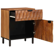 Comodino | Armadio da Notte | Mobiletto da notte con cassetto Marrone 50 x 33 x 60 cm
