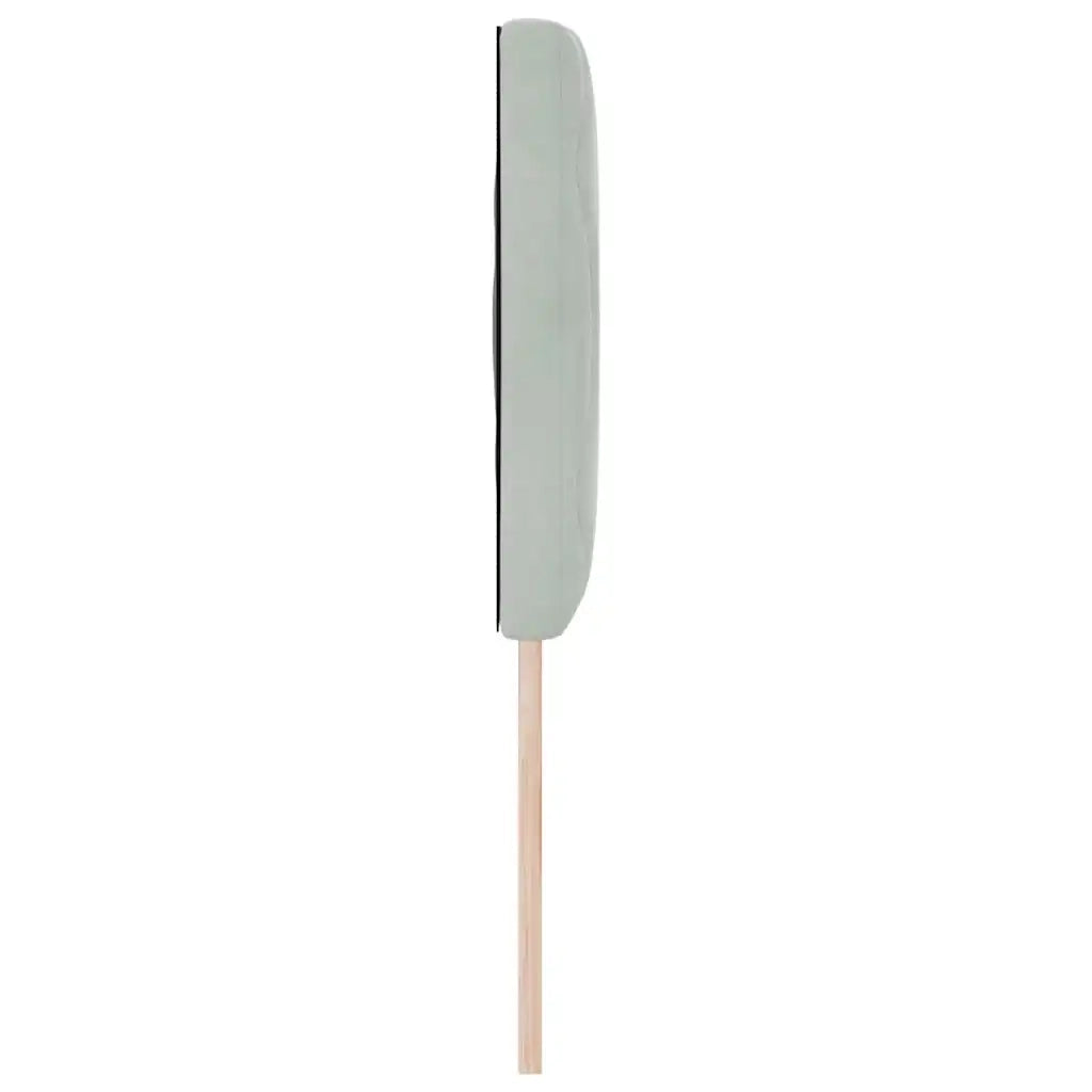 Testiera LED Grigio chiaro 144 cm Velluto 3338220
