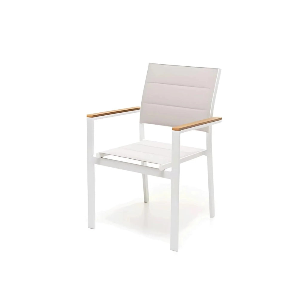 Poltrona Hills bianca cm 56x65x87h