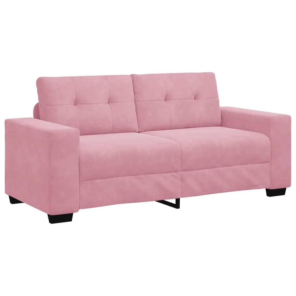 Divano Divanetto-Sofa Rosa 140 cm in Velluto