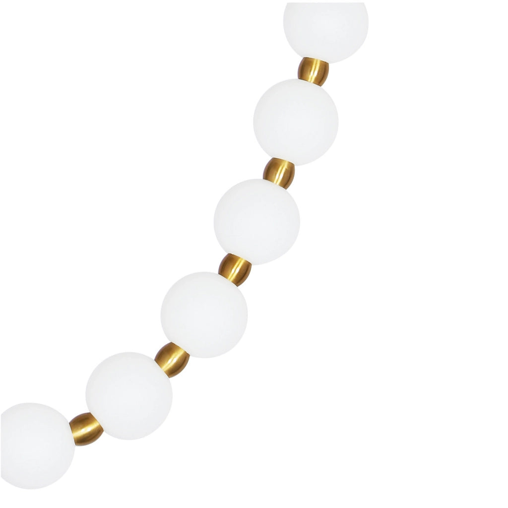 Lampada a soffitto Dorado Rope 2m oro acrilico LED CCT