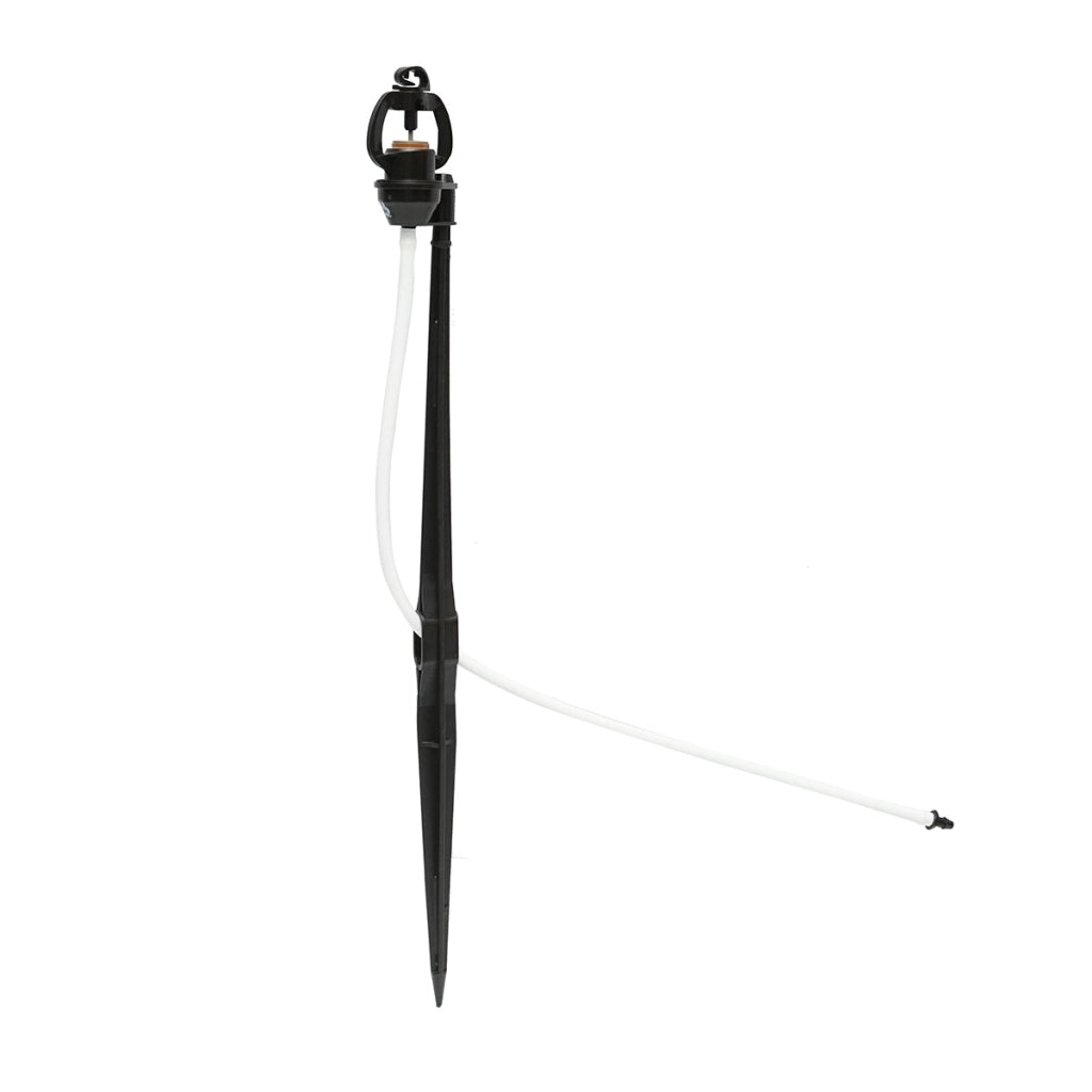 Microaspersore rotativo PC con asta da 40cm, portata 55l/h per sistemi di irrigazione