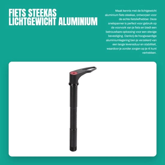 Fiatto di Serraggio Leggero in Alluminio - Per Manubrio - Duraturo - M15x1,5 Bave - 63 gram - Installazione Facile - Fiatto per Bicicletta