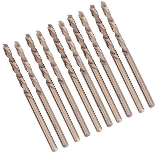 Set di fori in acciaio inossidabile - 1 mm - 1,0-5,0 mm - Idoneo per lavorazione metallica