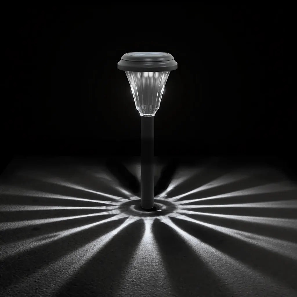 Luci Solari per Percorsi con Picchetti 12 pz Bianche 4008190