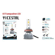 Trade Shop - Kit Lampadine A Led Per Auto H11 38w Luce Fredda 6000k 12v 9000lm Maxtech Y1-h11 -