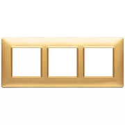 VIMAR PLANA - PLACCA 6M (2+2+2) INT57 ORO OPACO