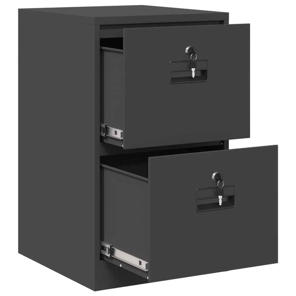 Armadio per File con cassetto Geometrico Nero 44 x 50 x 74,5 cm CFW7768936