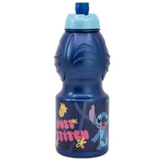 Borracca Sportiva per Bambini 400 ml Stitch con Tappo a Tirante Blu Disney