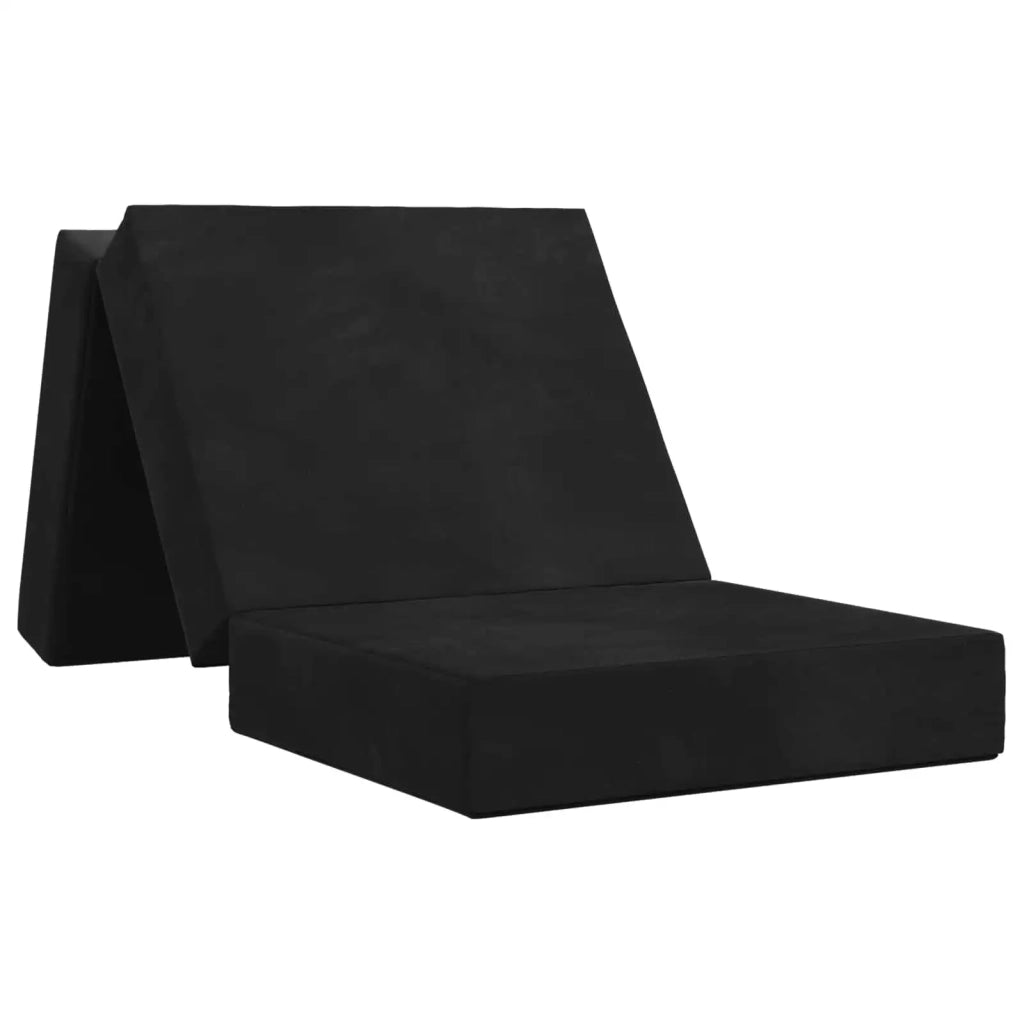 Divano Letto Pieghevole 90 x 63 x 45 cm Nero 900159