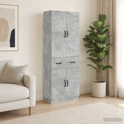 Set di armadi 2 pcs Grigio Cemento Legno ingegnerizzato 3416829