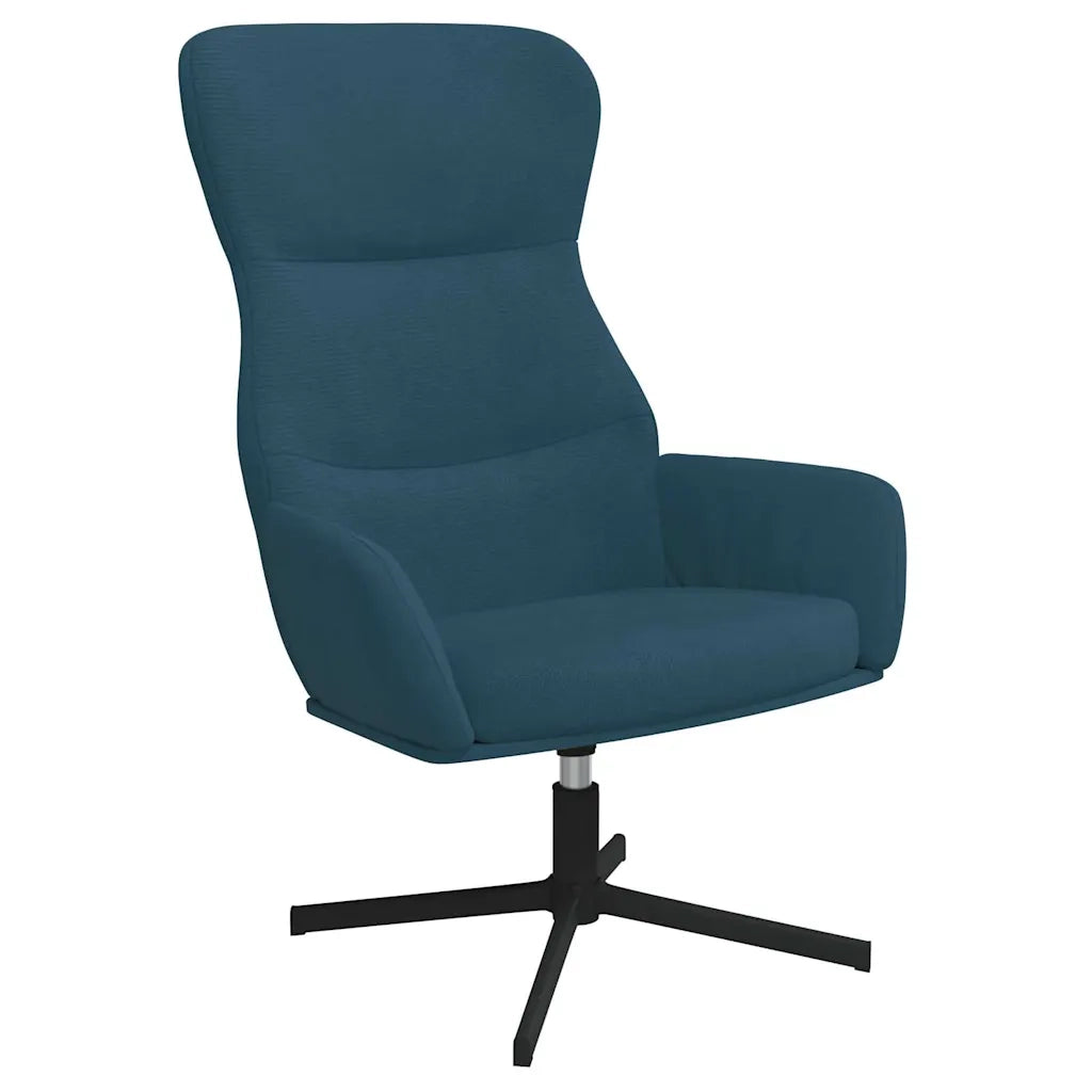 Poltrona Relax Blu in Velluto 341118