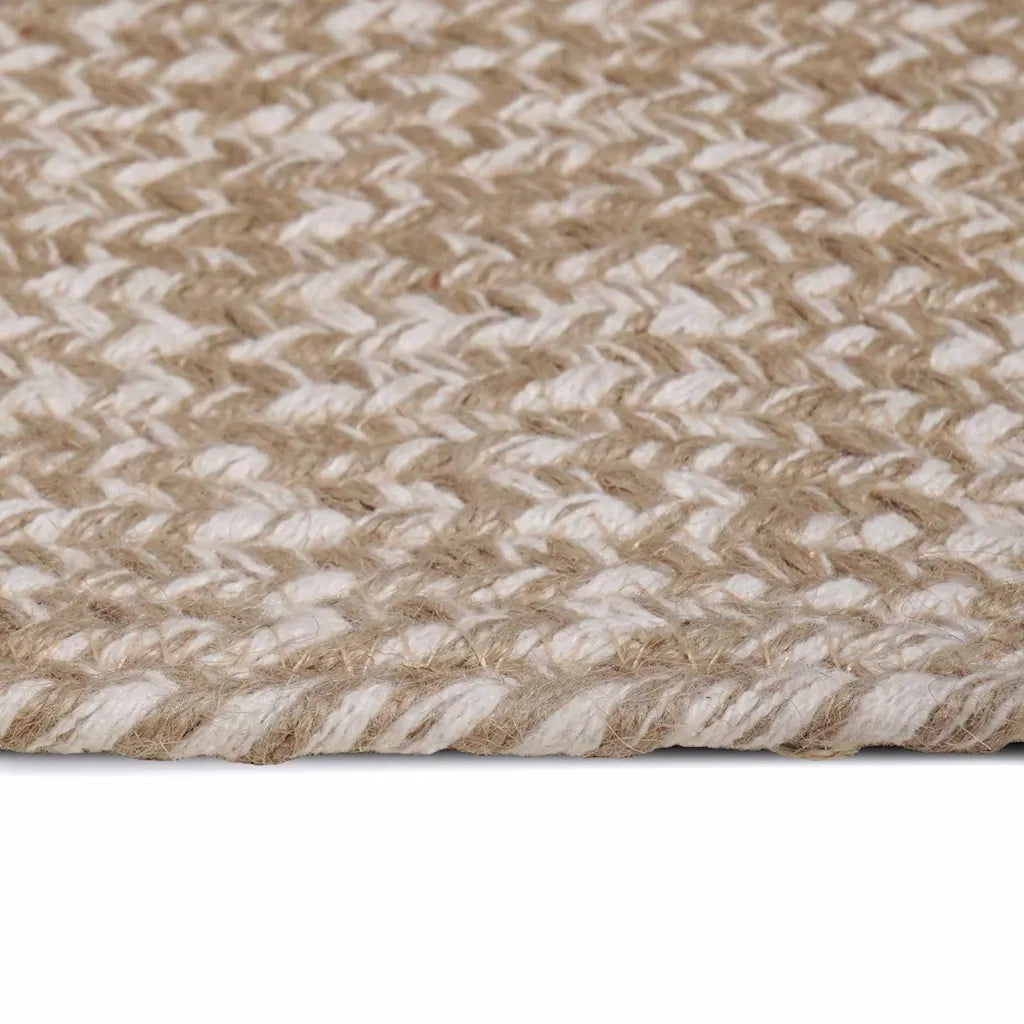 Tappeti per area Naturale e Bianco 100 x 200 cm Juta 42010476