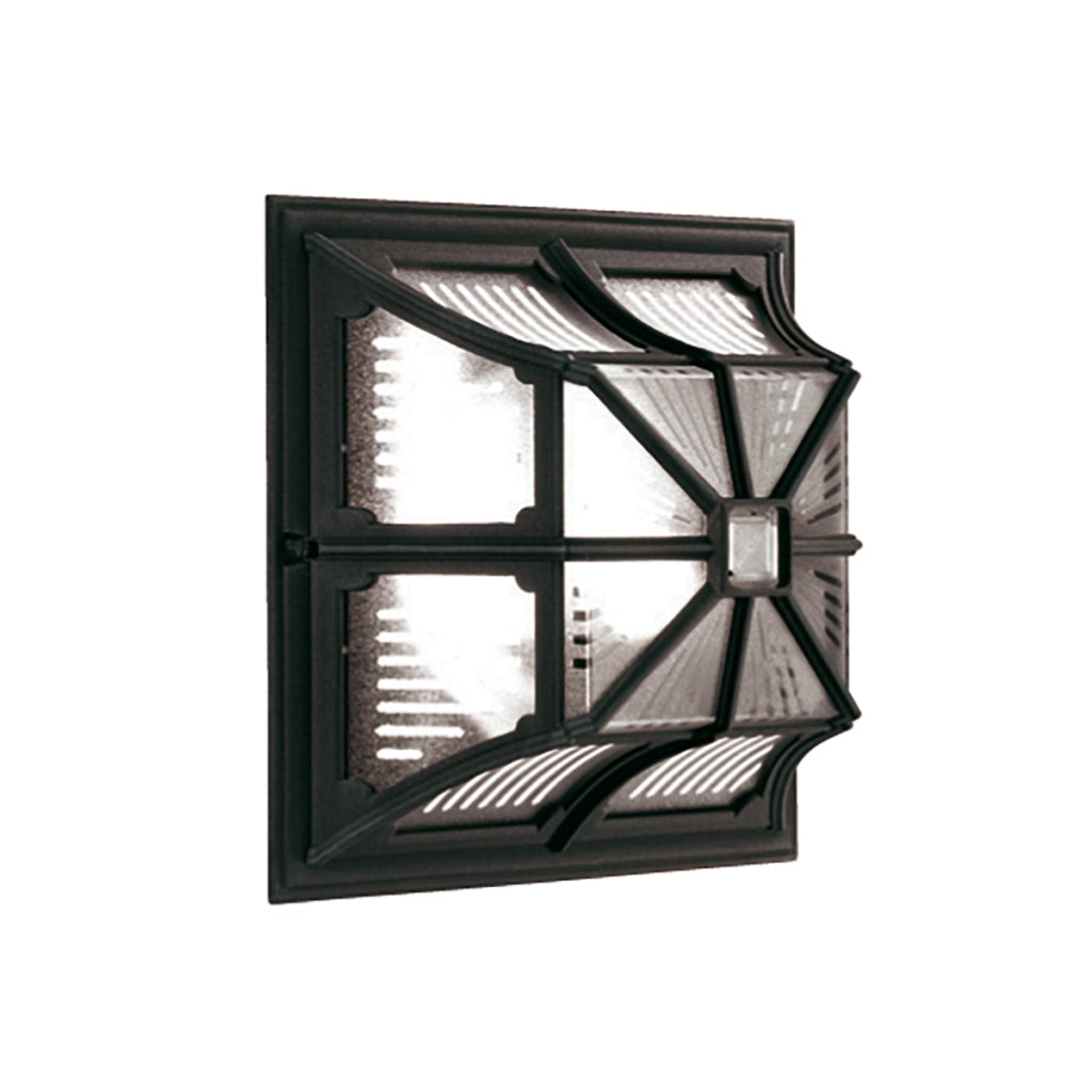 Plafoniera esterna Chapel Elstead E27 nera IP44 60W