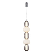 Lampada a sospensione Caro Milagro cromata LED 40W