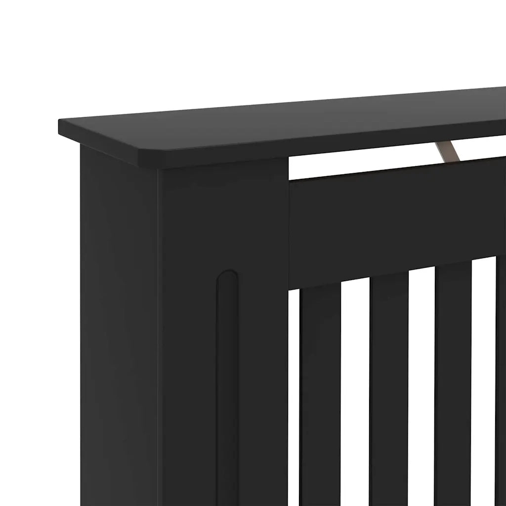 Copertura per radiatori 2 pcs Nero 112 x 19 x 81,5cm 3403229