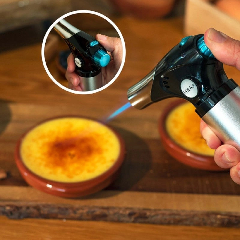 CECOTEC 03184 - Cannello da cucina Polka Flame-Cook 1000 Steel