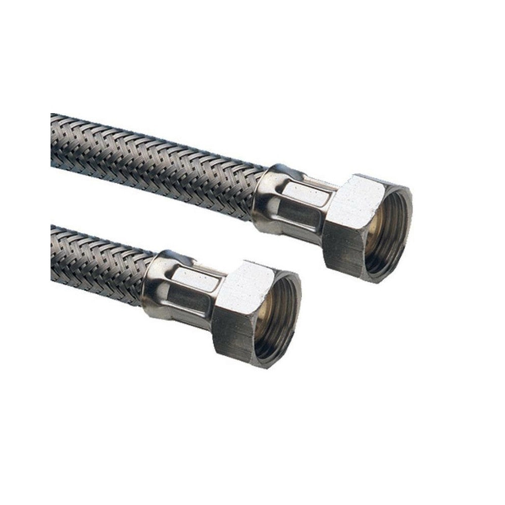 Flessibile acqua ff da 1/2 rivestimento in acciaio inox per rubinetto, diametro ff 1/2 x 1/2 x 40cm