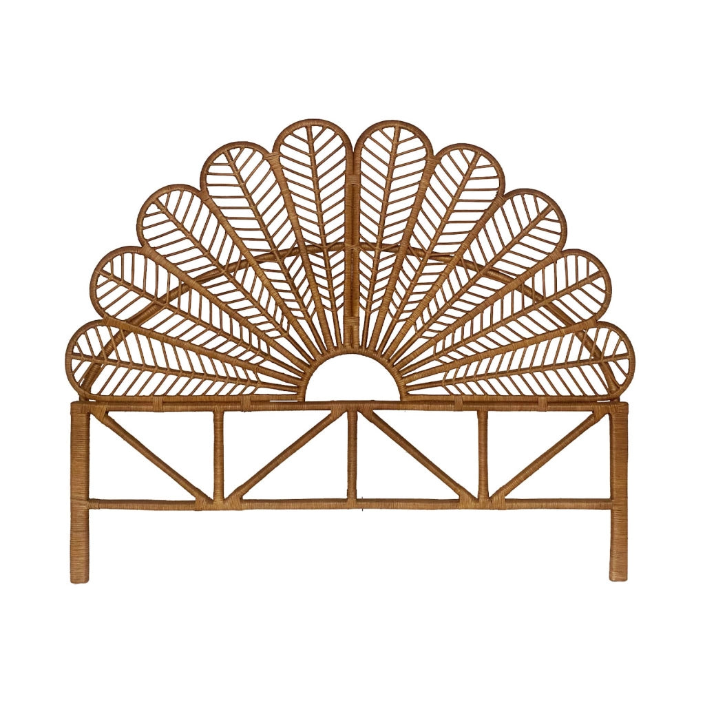 Testata in rattan scuro
