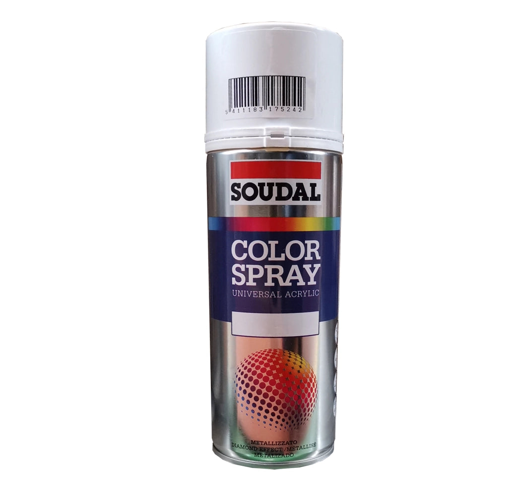 BOMBOLETTA SPRAY ALLUMINIO RUOTE SOUDAL 400 ml - 6 pezzi- SOUDAL
