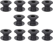 Tavolo Calcio Minimo 15.8mm - 10 Pezzi - Materiale di Alta Qualità - Palle in Acciaio - Altezza Interna Regolabile 23-34mm - Nero - Componenti Tavolo Calcio