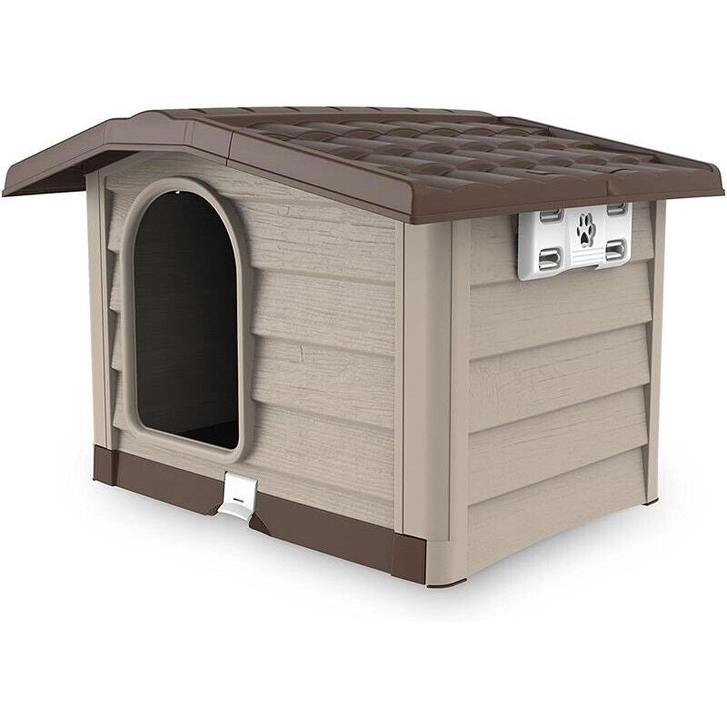 BAMA CUCCIA BUNGALOW PER ANIMALI CANE GATTO 89 X 75 X 62 CM BEIGE MEDIUM