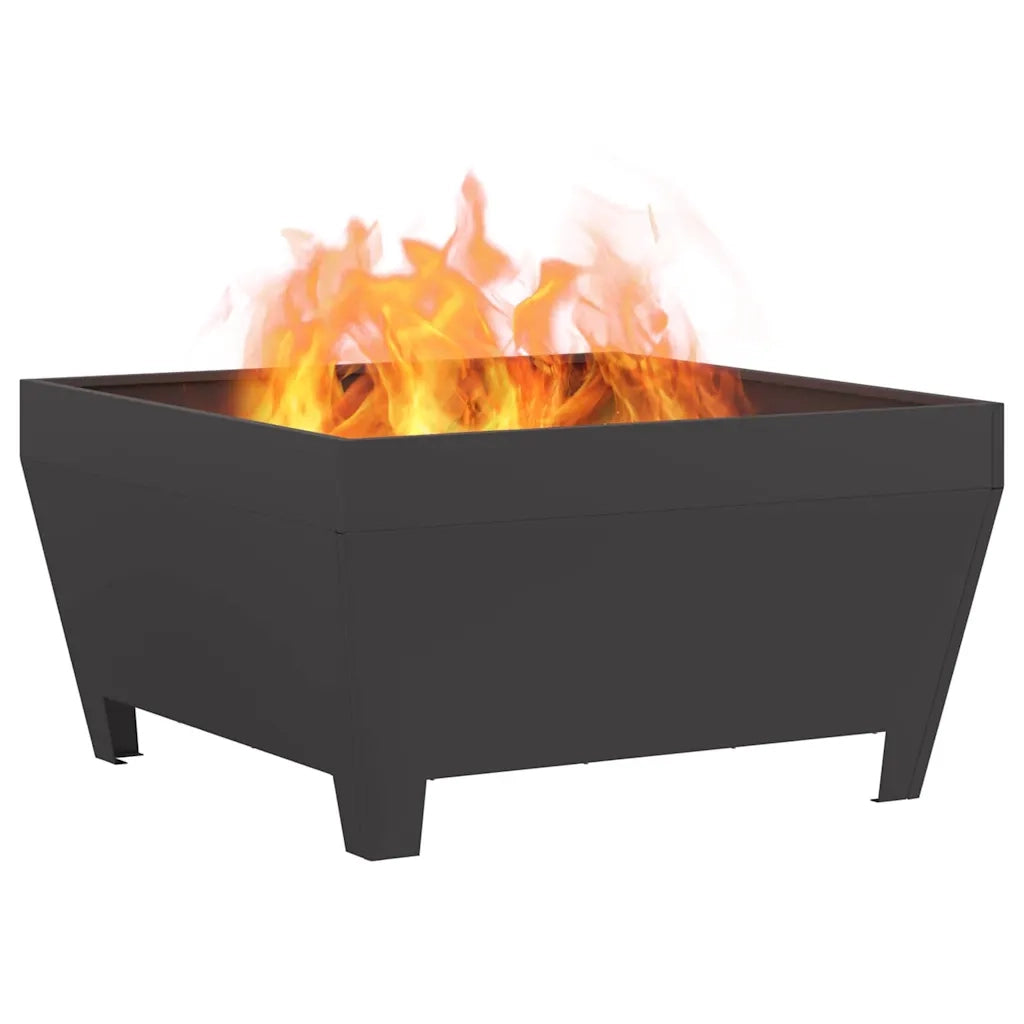 Focolare Nero 80 x 80 x 43 cm Acciaio CFW9303850