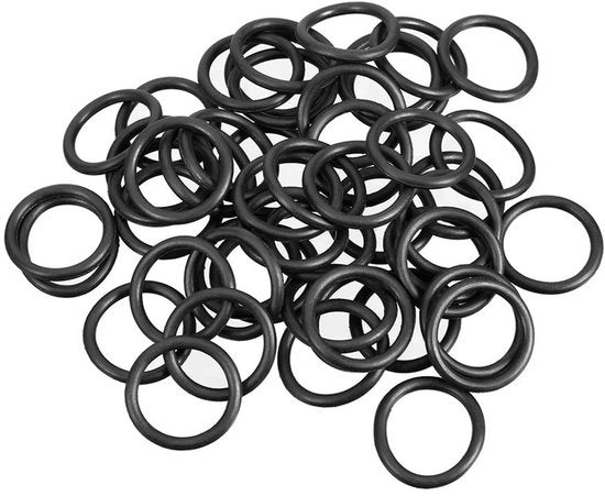 O-ring in Nitrile 50 pezzi - 26 mm diametro esterno - 22 mm diametro interno - 2 mm spessore - Kit di guarnizioni per lavori di fonderia