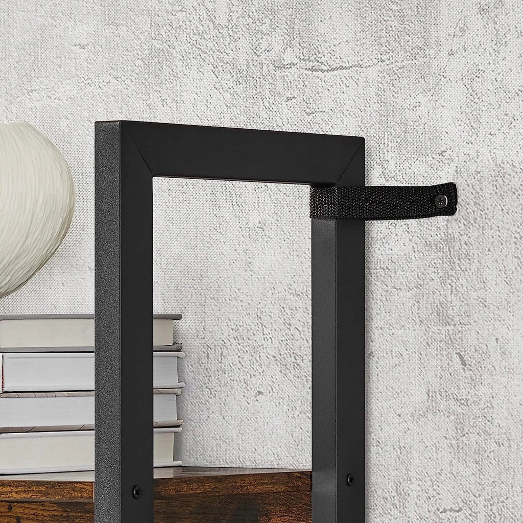Libreria Valora SHELF CABINET in stile loft rustico marrone 14 ripiani