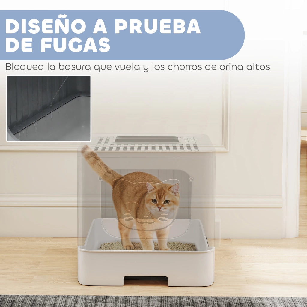 Arenero per Gatti Pieghevole ¨C Minimal ¨C Grigio