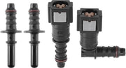 Connettori di combustibile rapido - 1/4" a 5/16" - Nylon di alta qualità - Duraturo - Resistente alla corrosione - Incluso O-ring - Connettore di tubo