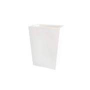Cheonda - Teraplast Schio Casse, Höhe 50 cm, Kunststoff, 100% weiß, 50 cm