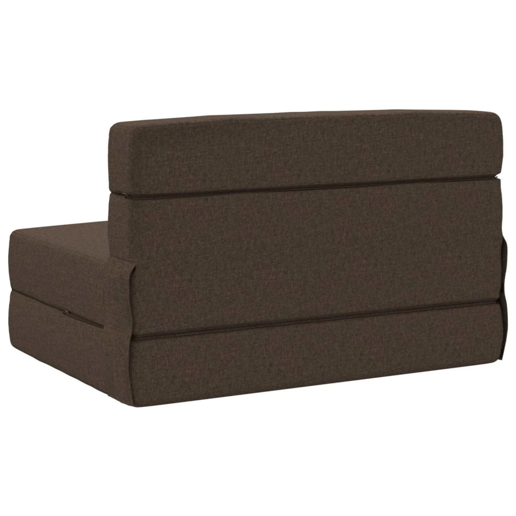 Divano letto | Sof¨¤ letto | Letto singolo Pieghevole Tortora 70 x 80 x 60 cm Tessuto