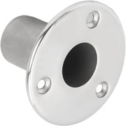 Fitting per imbarcazione 25 mm - Base in acciaio inossidabile - Leva per barche - Yacht/Marine - Installazione semplice - Superficie lucidata