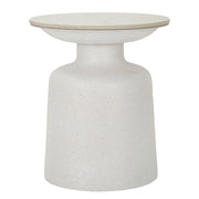Tavolino VKH526, Bianco, Metallo, 40x40x47 cm
